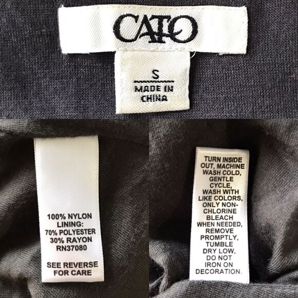 Cato Dark Gray Sequin Sleeveless Cardigan Vest Small - Picture 7 of 7